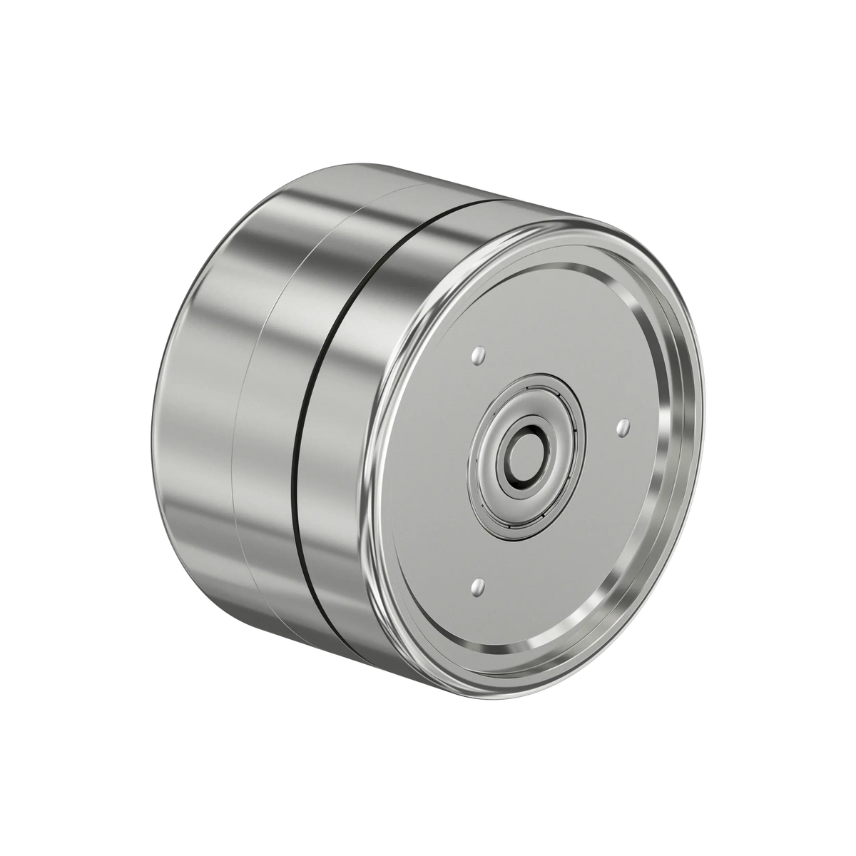Cyber Bearing Grinder mit Blick auf die Unterseite und das zentrale Lager