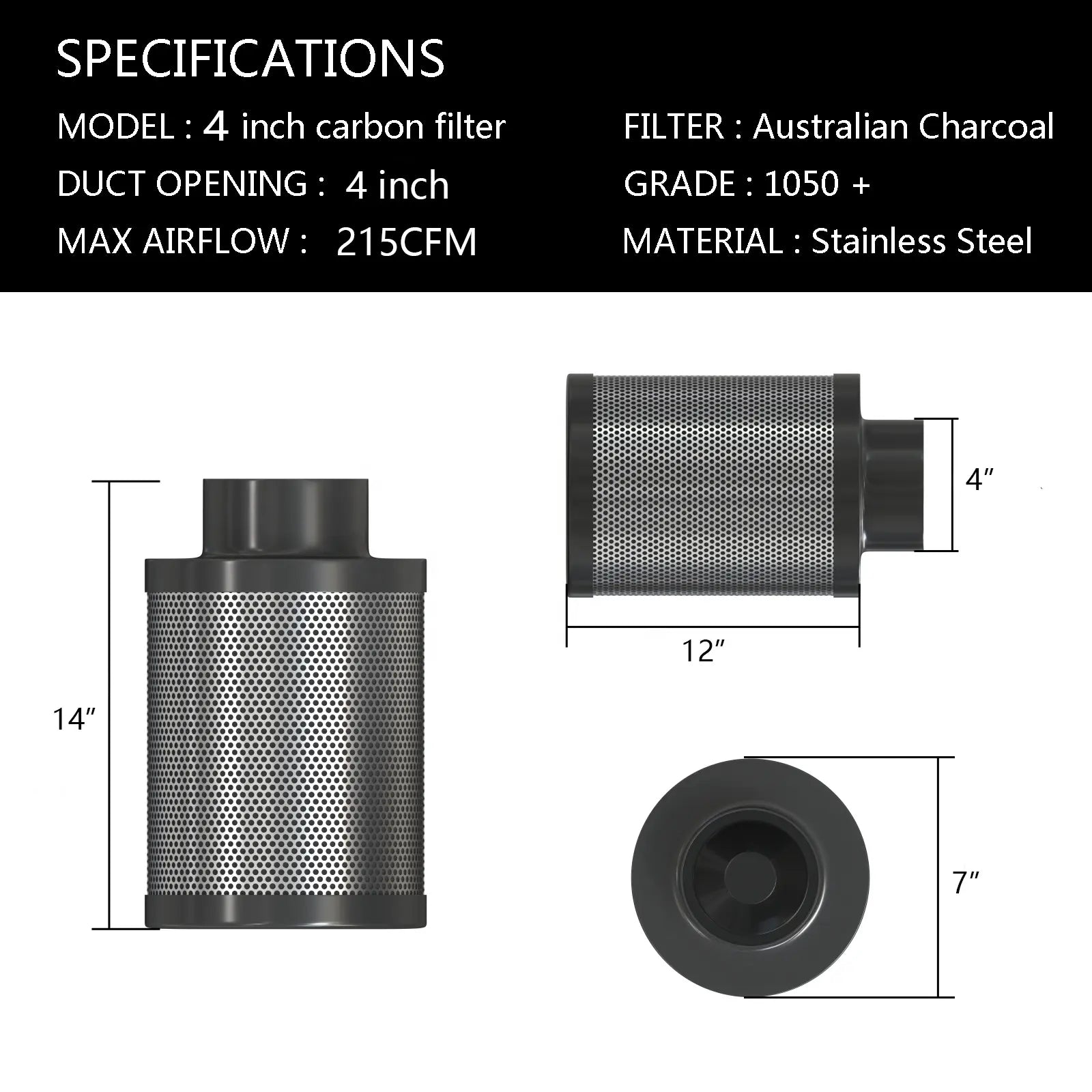 Abluft Set mit Automatik | 100mm | 360 m³/h