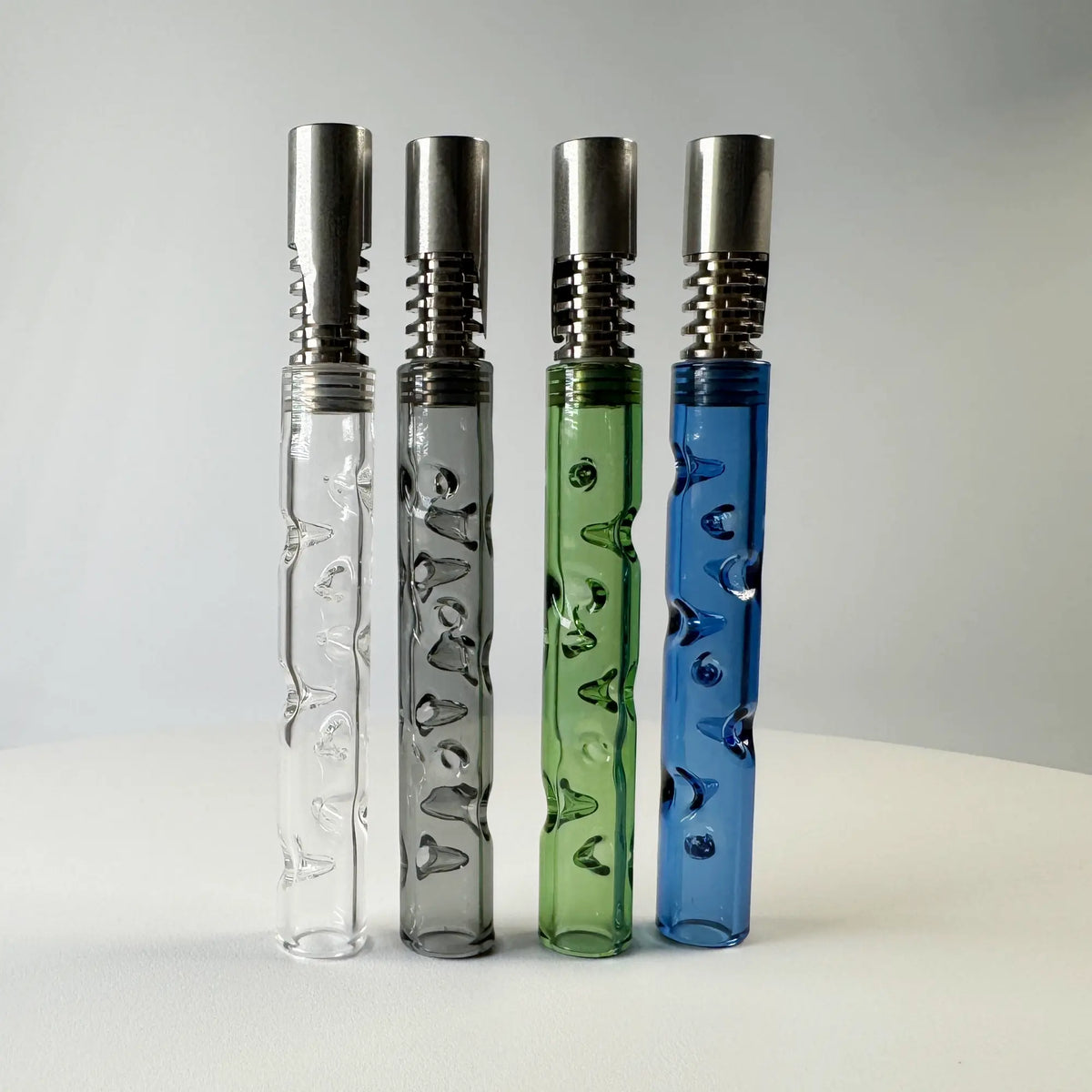 Mechanischer Vaporizer aus Titan & Glas + Aluminium Case Gebo Gefti