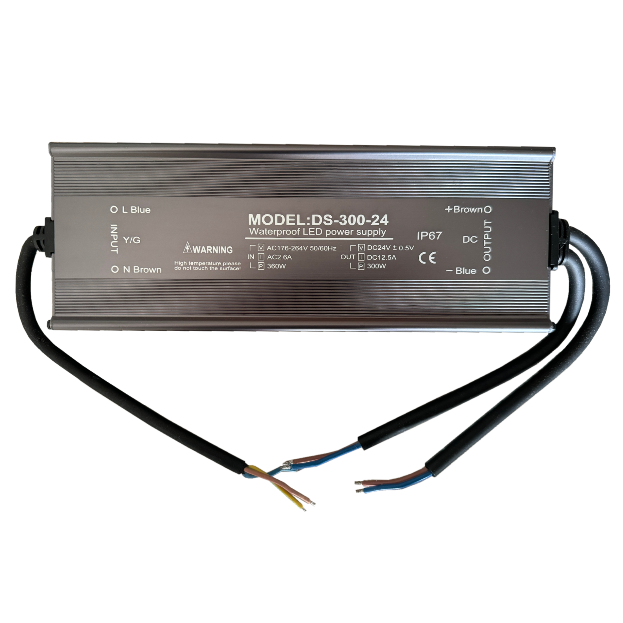 LED-Netzteil DS-300-24 | 300W, 24V, IP67