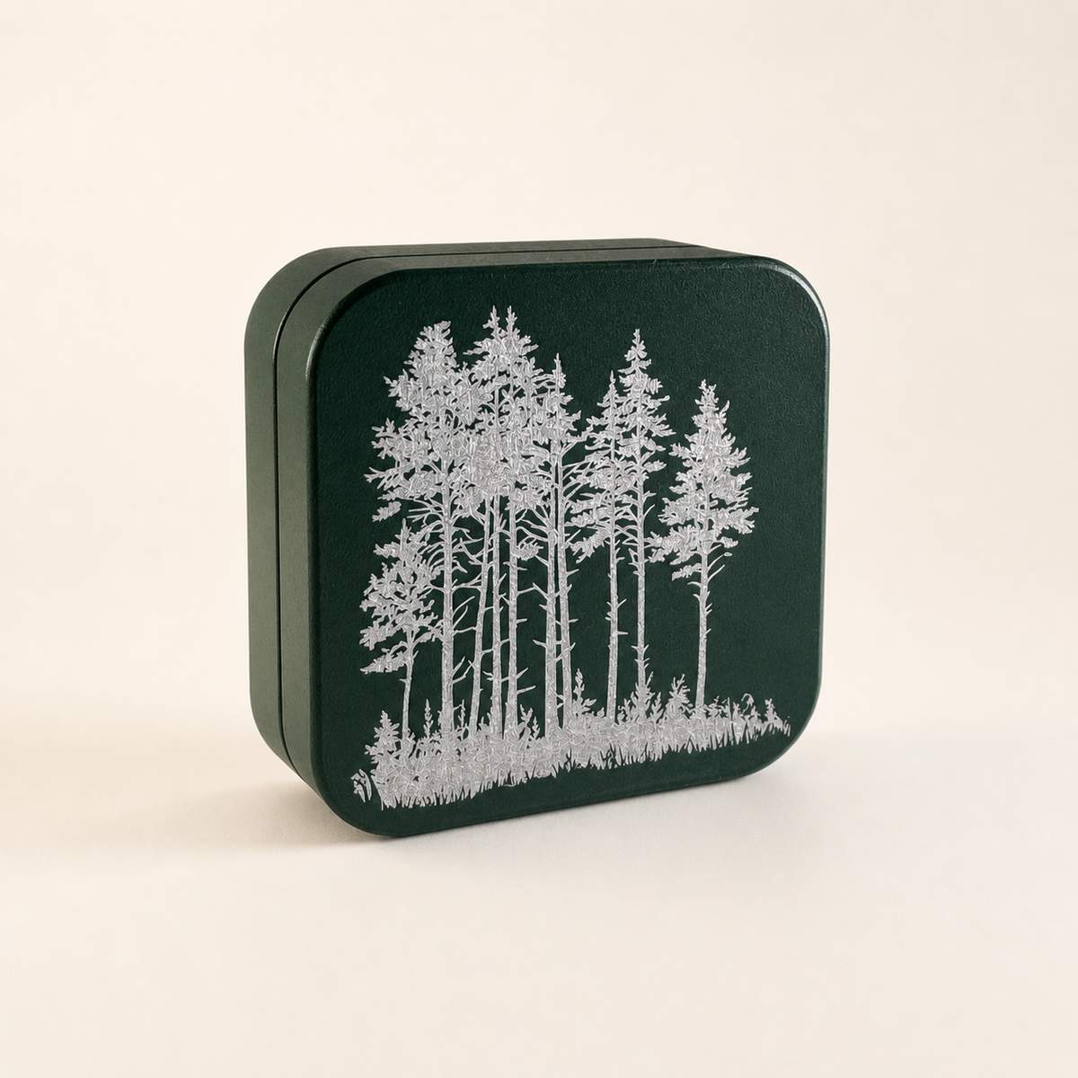 Quadratischer Keramik-Grinder „Forest Edition“ – 55 mm