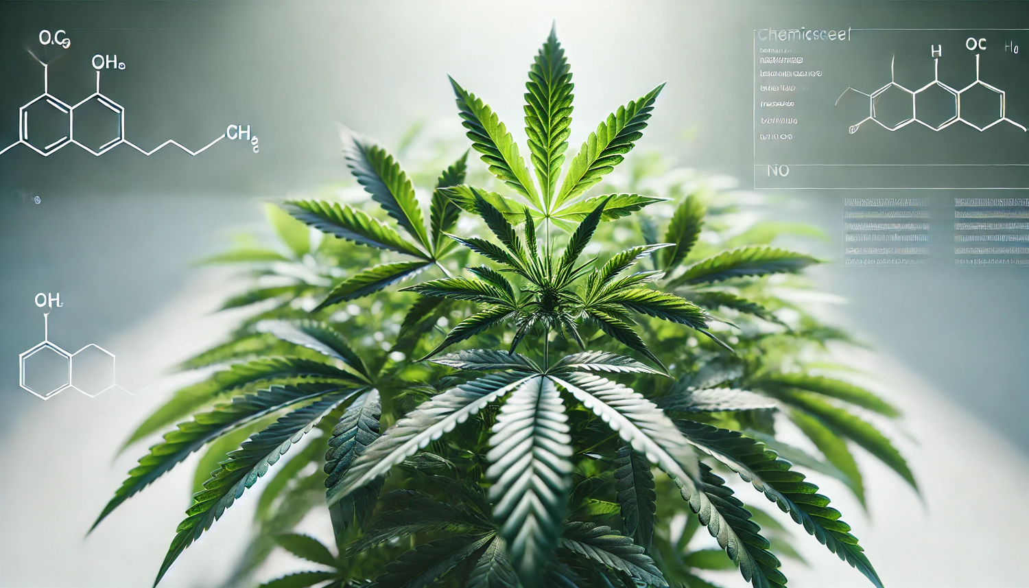 Nahaufnahme Cannabispflanze Aminosäure