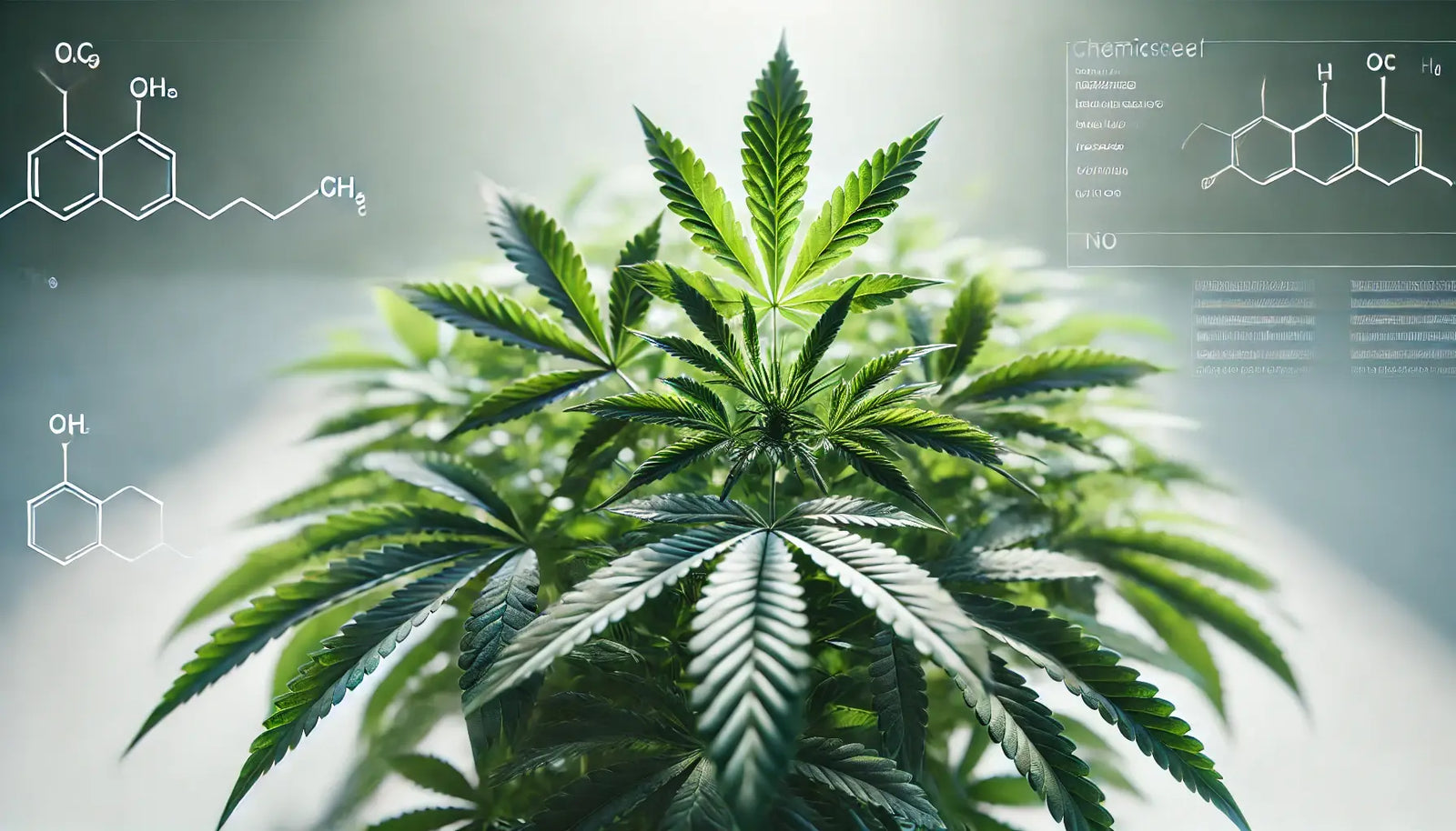 Nahaufnahme Cannabispflanze Aminosäure