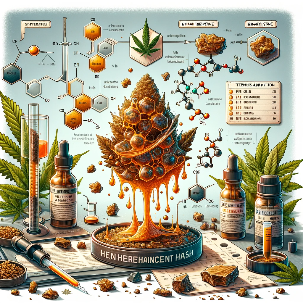 Terpene in Hasch