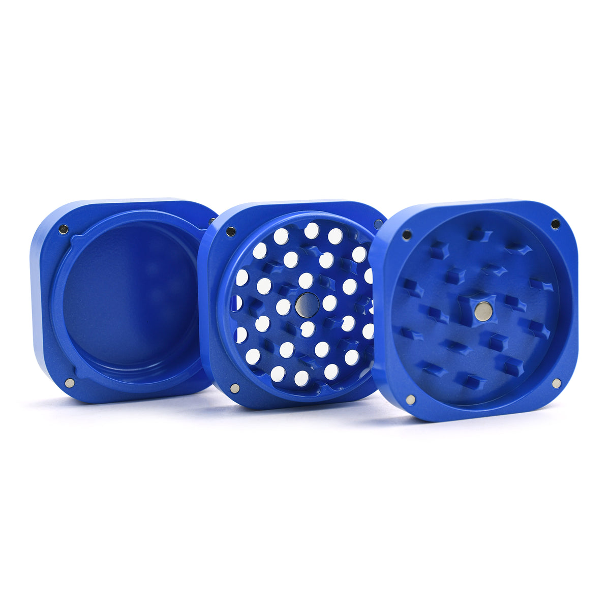 Premium Square Grinder – magnetisch, 63 mm, keramikbeschichtet