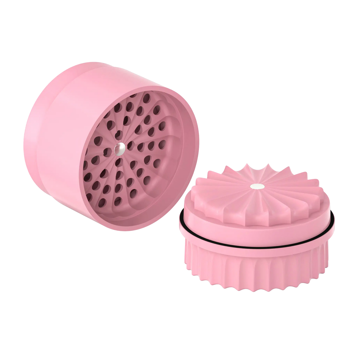 Zahnloser Grinder 62mm – Keramikbeschichtung + Pollensieb & Aufbewahrungsfach