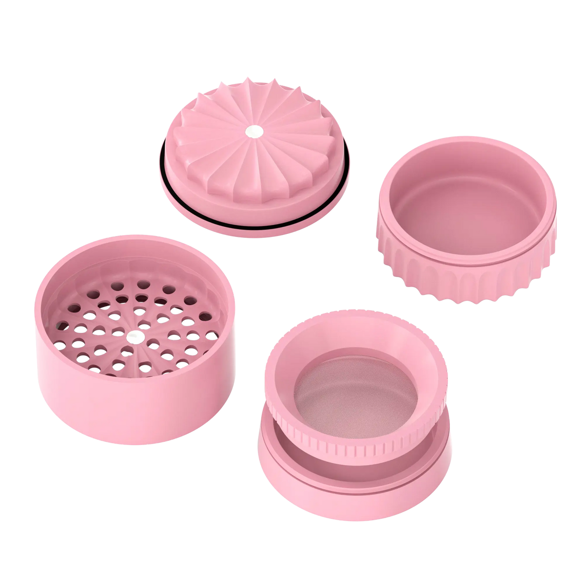 Zahnloser Grinder 62mm – Keramikbeschichtung + Pollensieb & Aufbewahrungsfach