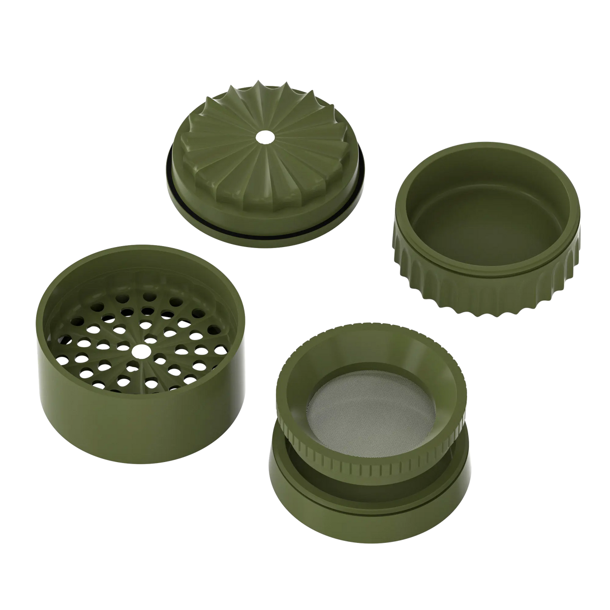 Zahnloser Grinder 62mm – Keramikbeschichtung + Pollensieb & Aufbewahrungsfach