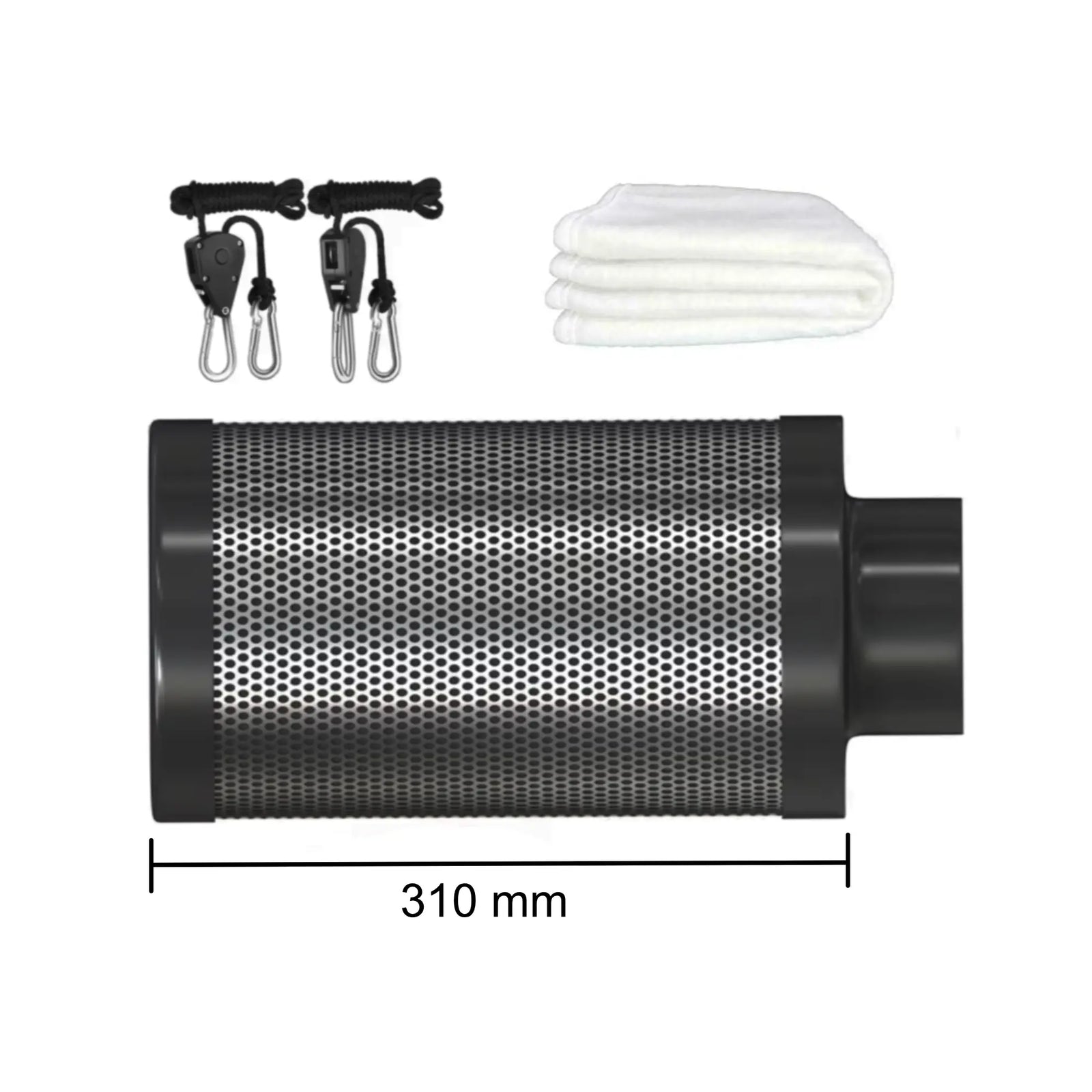 Aktivkohlefilter 100mm Gebo Gefti hydroponics