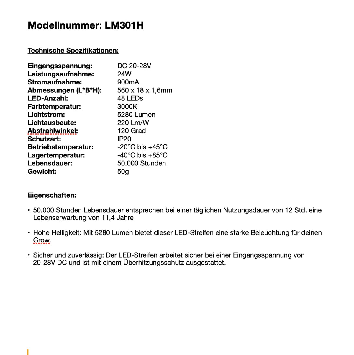 LM301H Samsung LED Streifen Gebo Gefti hydroponics
