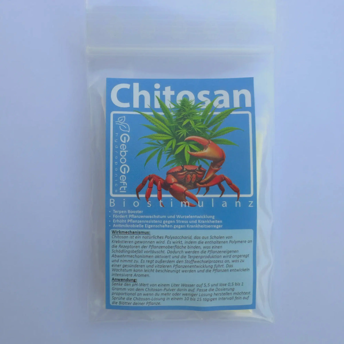 Chitosan 10 Gramm Gebo Gefti hydroponics