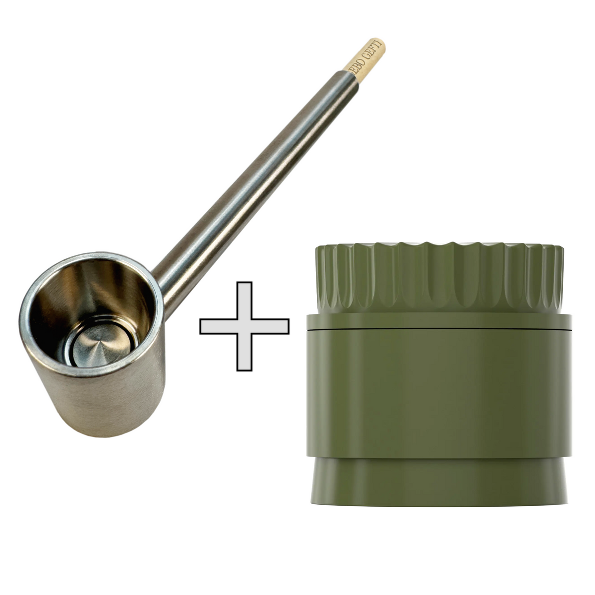 Titan Pipe + zahnloser Keramik-Grinder – Sonderangebot