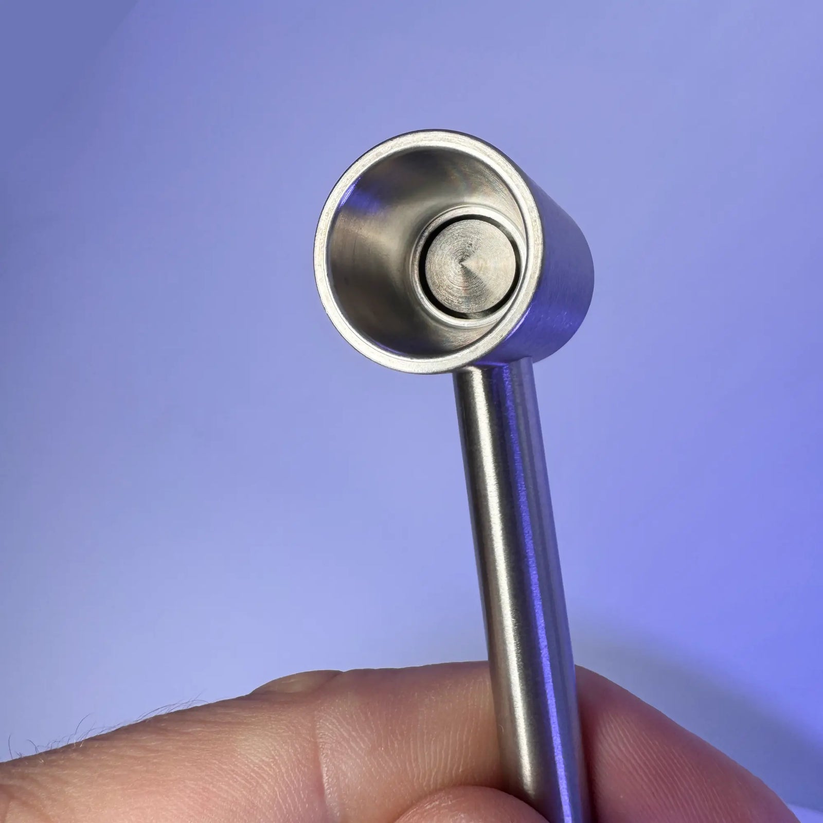 Titanpfeife GG-Titan | sieblos & hygienisch | inkl. 40x Aktivkohlefilter Gebo Gefti