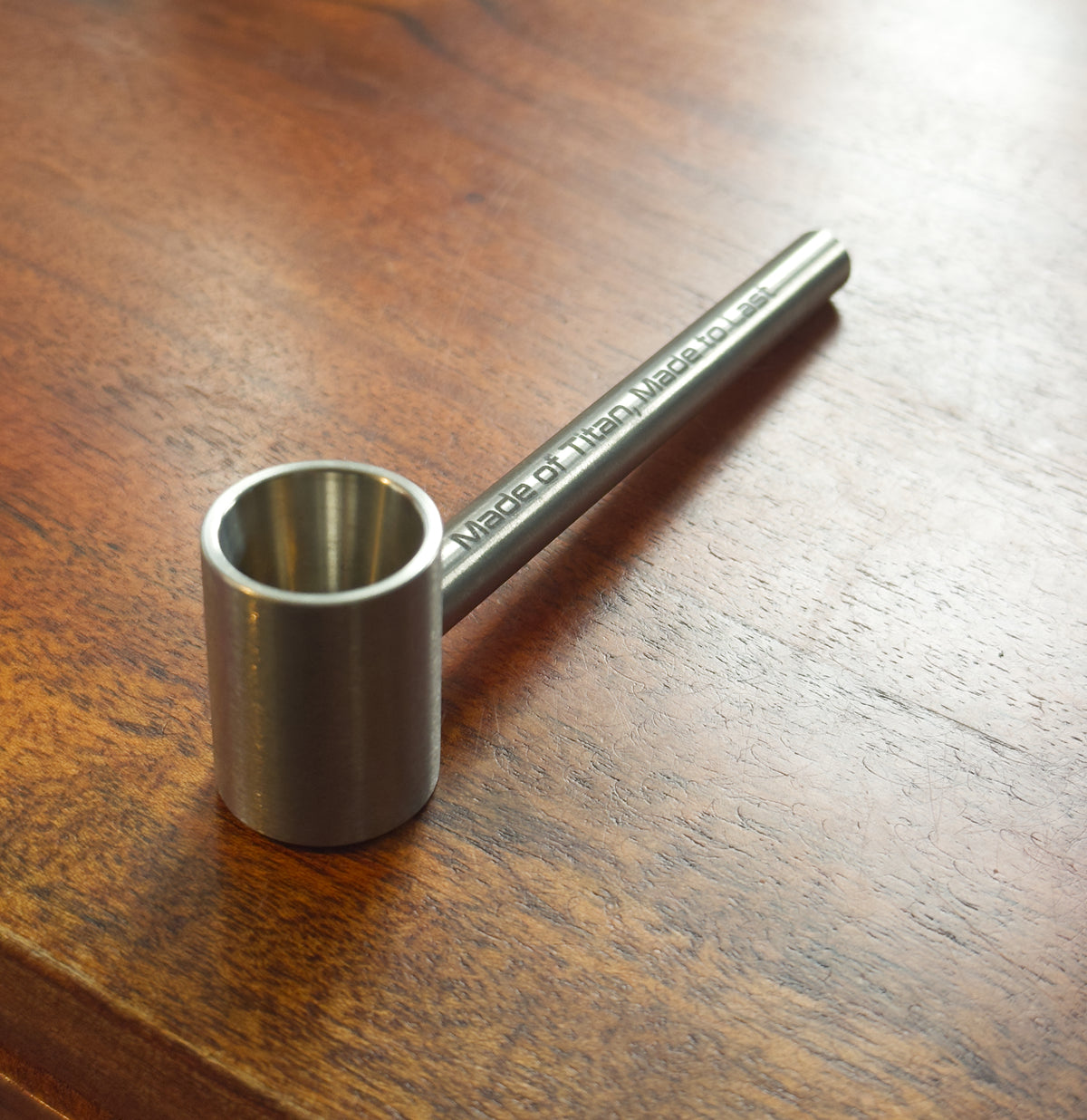 Titanpfeife GG-Titan | sieblos & hygienisch | inkl. 40x Aktivkohlefilter