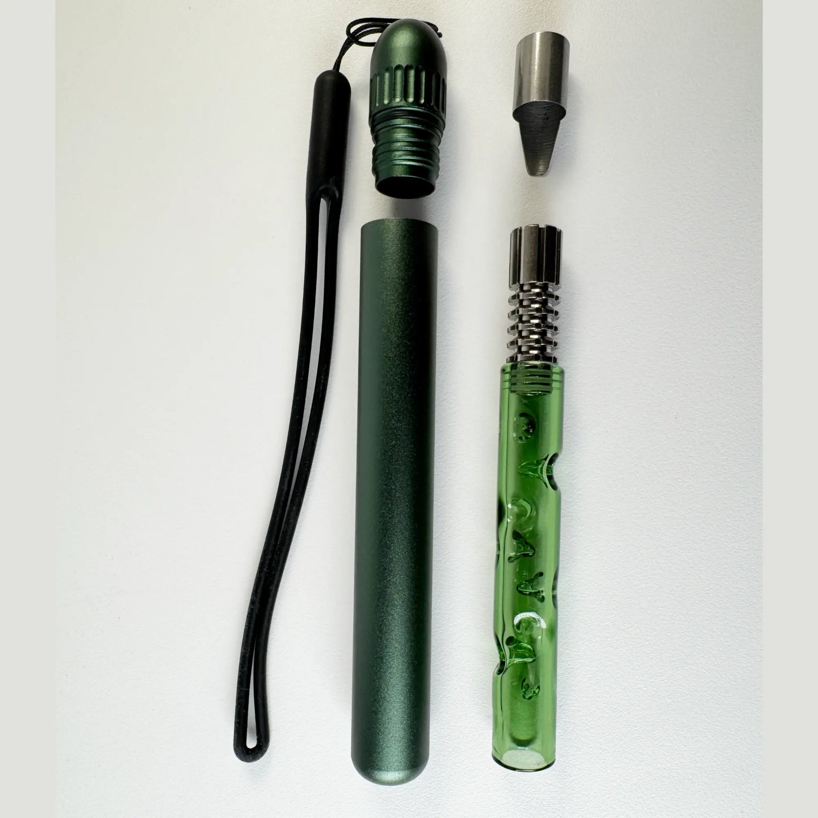 Mechanischer Vaporizer aus Titan & Glas + Aluminium Case Gebo Gefti