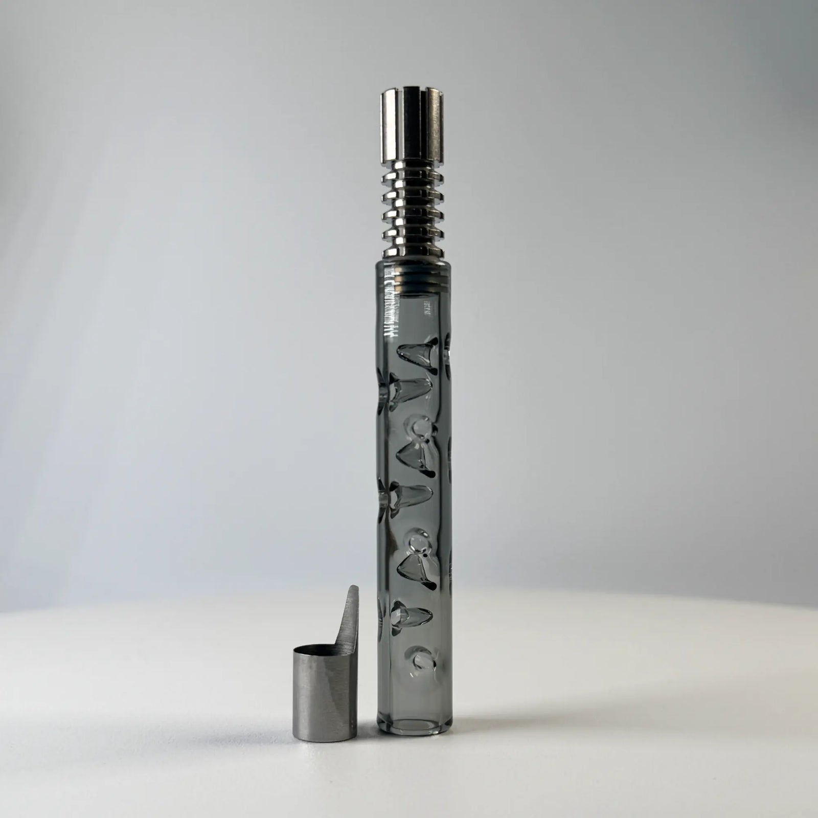 Mechanischer Vaporizer aus Titan & Glas + Aluminium Case Gebo Gefti