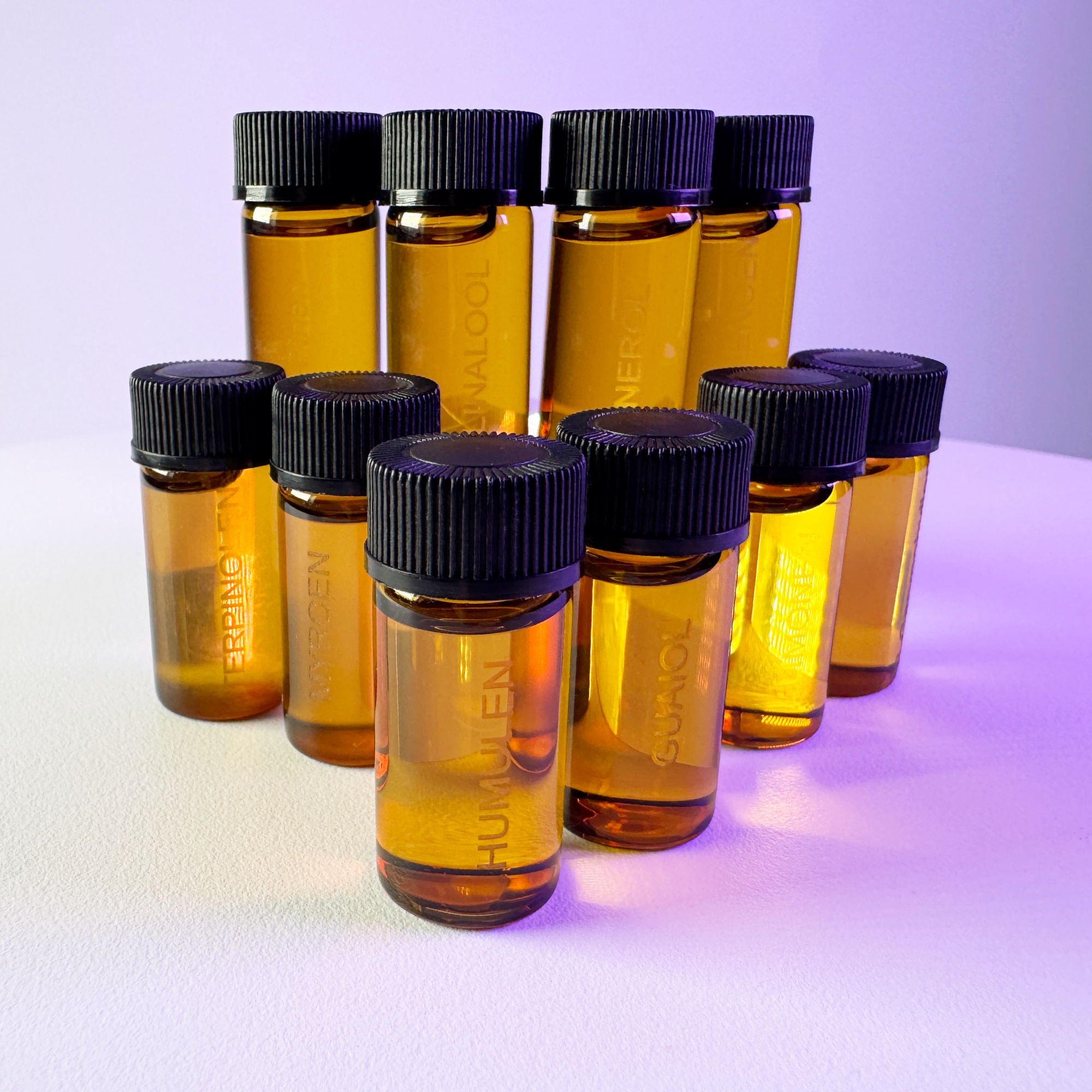 10er Terpen-Set | Reine natürliche Terpene in 3-ml-Glasflaschen