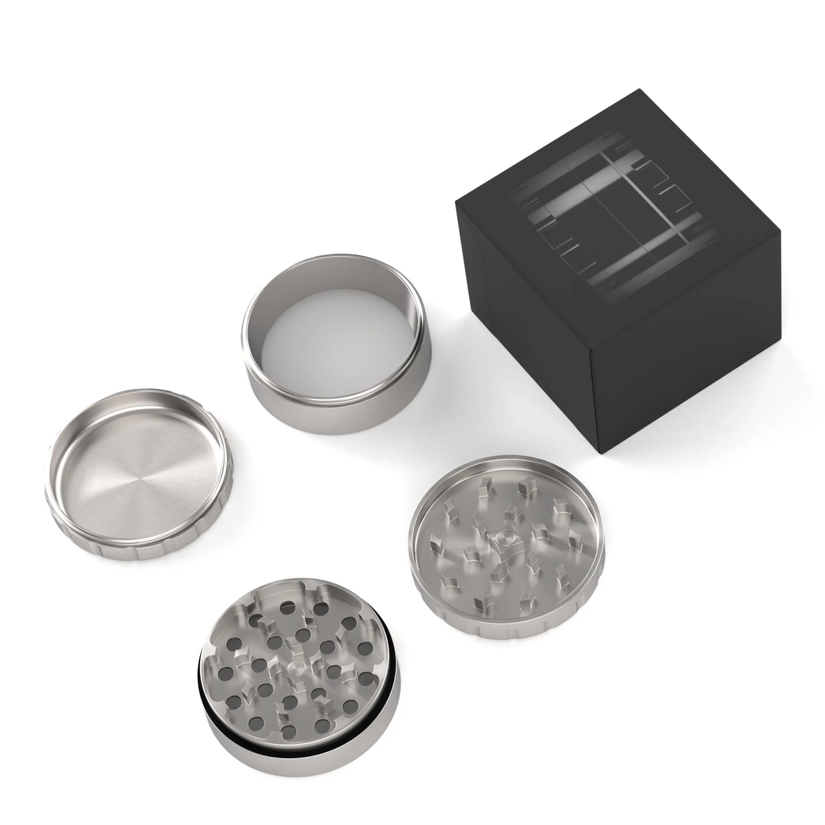 Hochwertiger Edelstahl Grinder | Ø 63 mm | Inklusive Case