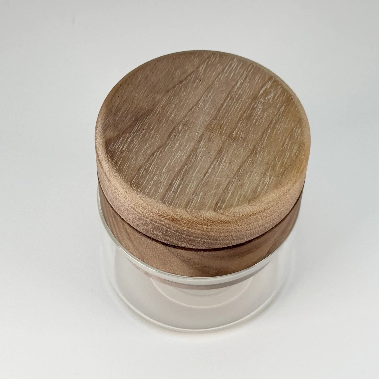 Hochwertiger Grinder aus Walnussholz und Glas – 57 x 64 mm Gebo Gefti hydroponics