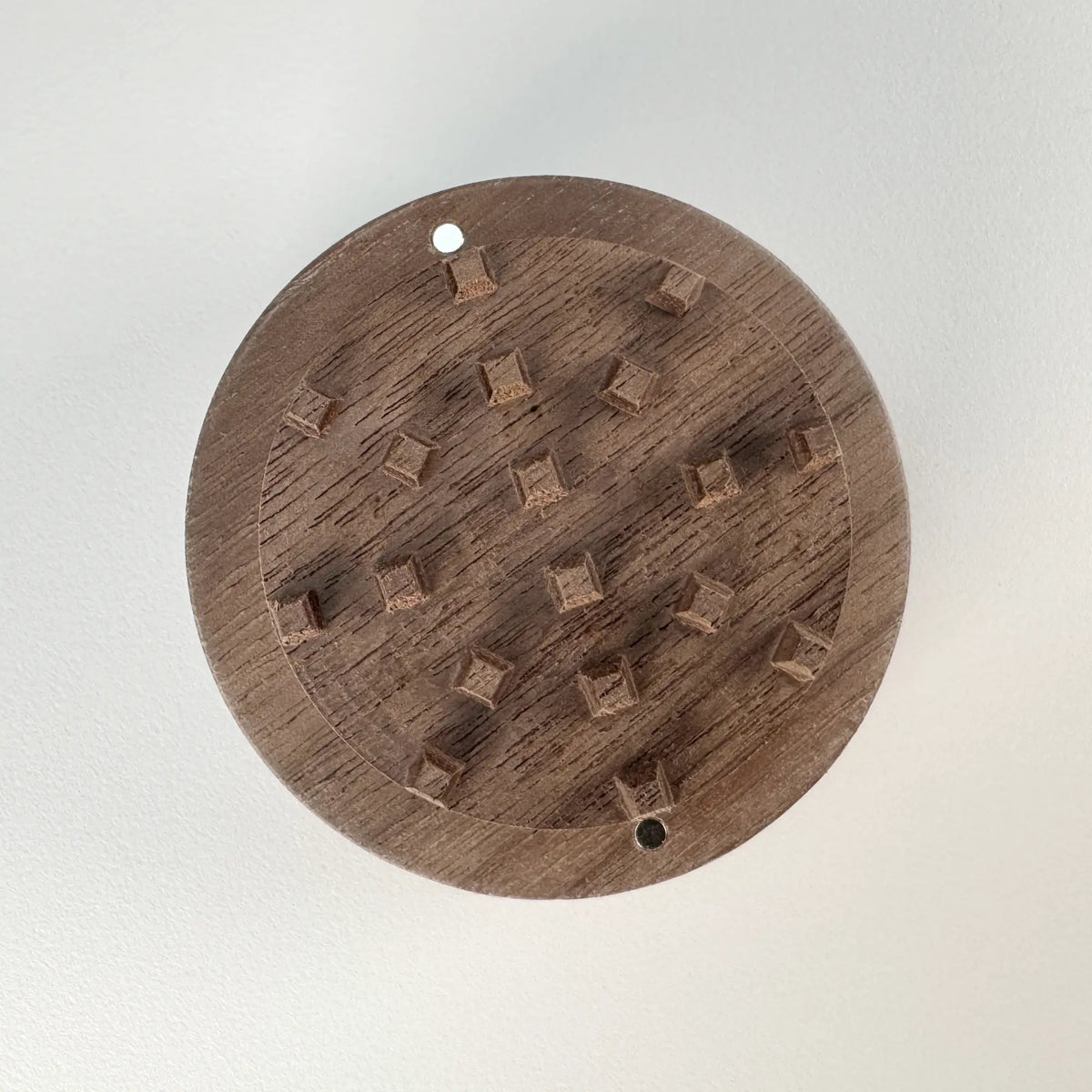 Hochwertiger Grinder aus Walnussholz und Glas – 57 x 64 mm Gebo Gefti hydroponics
