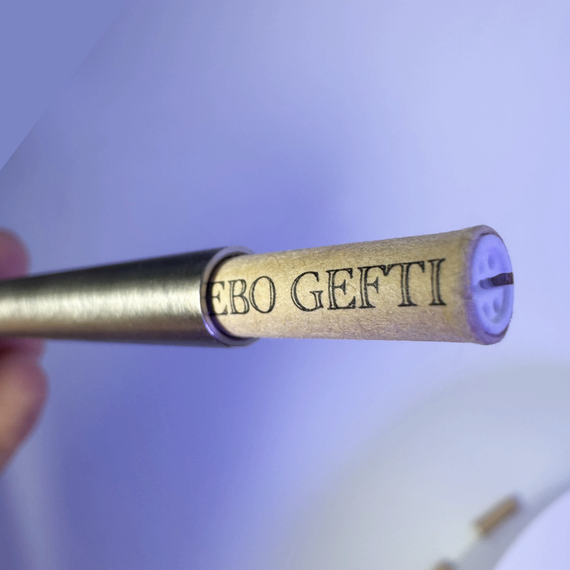 Titanpfeife GG-Titan | sieblos & hygienisch | Aktivkohlefilter Mundstück