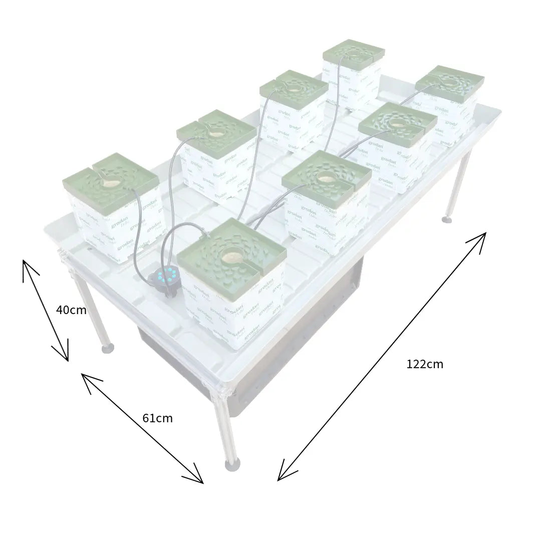 Hydroponisches System | 8 Pflanzen Gebo Gefti hydroponics
